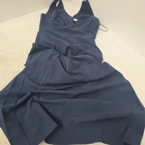 PRETTY LAVISH NAVY DRESS – WOMEN'S CLOTHING (SIZE 12)