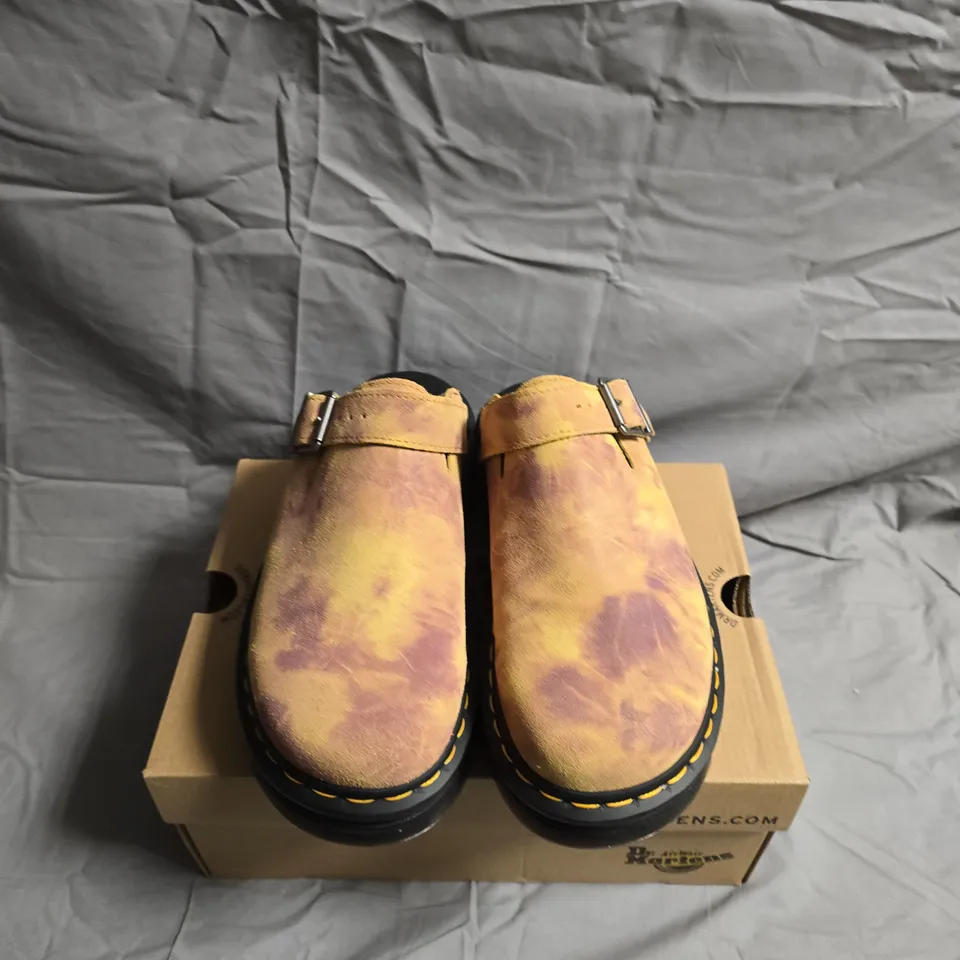 BOXED PAIR OF DR.MARTENS ZEBZAG MULE - UK SIZE 7