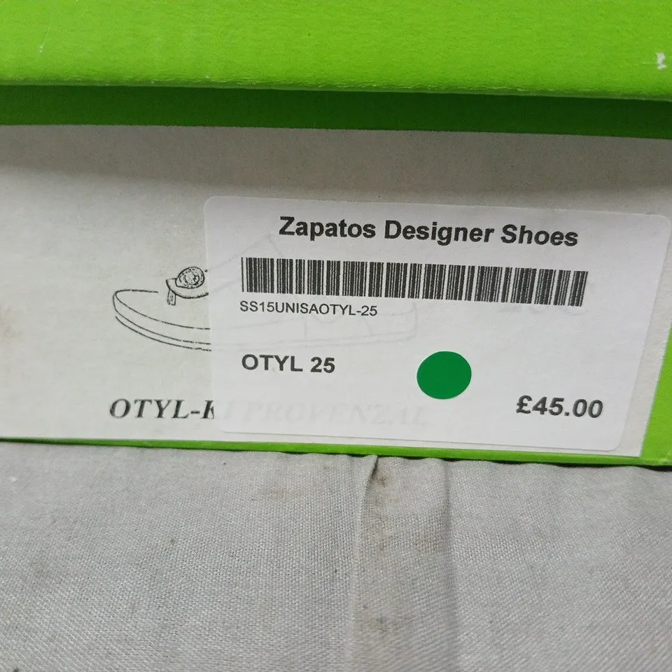 UNISA FLORAL SANDALS – WHITE FLORAL LEATHER SANDALS SIZE EU 25