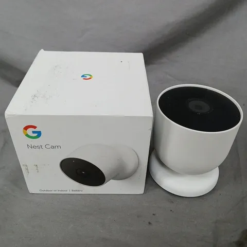 GOOGLE NEST CAM – INDOOR/OUTDOOR BATTERY SECURITY CAMERA, BOXED