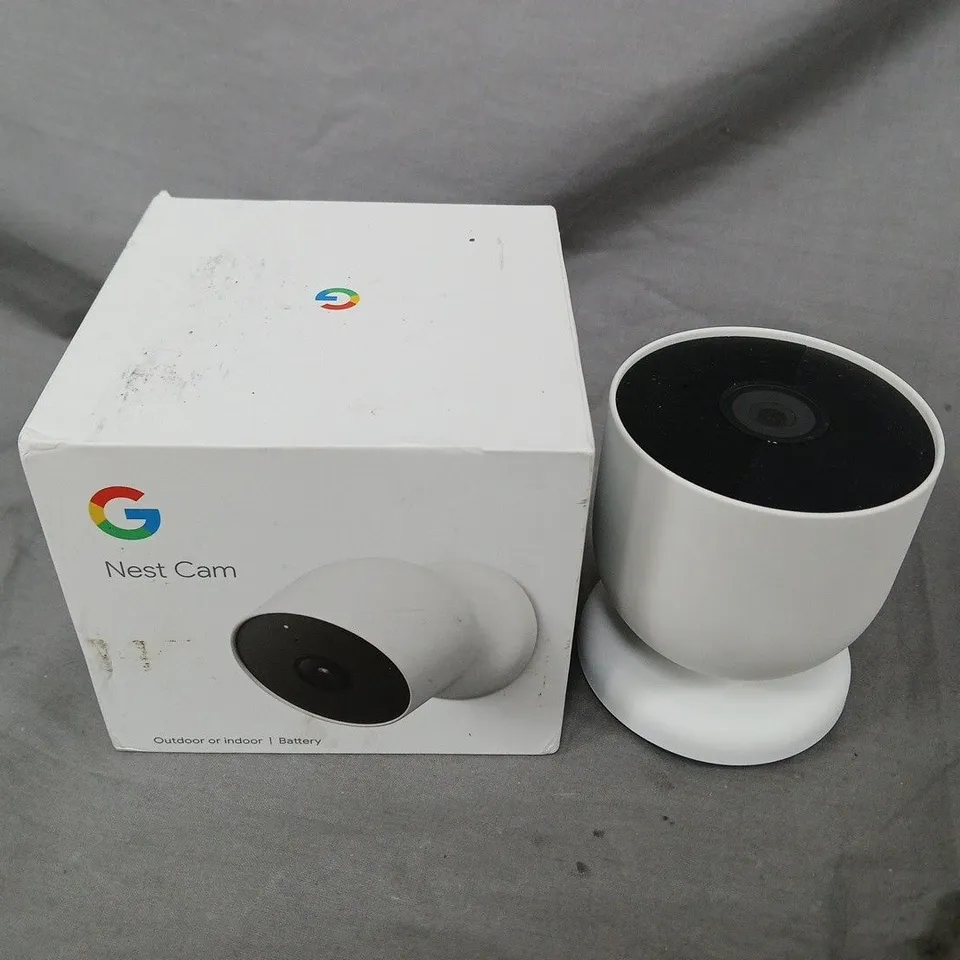 GOOGLE NEST CAM – INDOOR/OUTDOOR BATTERY SECURITY CAMERA, BOXED