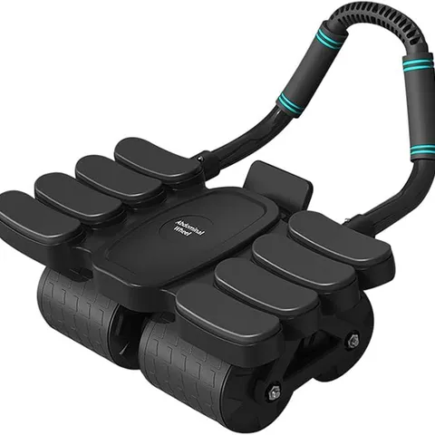 BOXED ABDOMINAL WHEEL EXERCISE DEVICE WITH EIGHT ROLLER PADS – FITNESS EQUIPMENT
