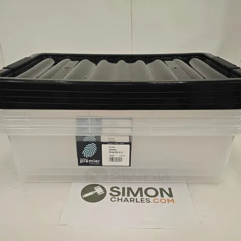 LOT OF 4 32-LITRE UNDER BED STORAGE BOXES WITH LIDS