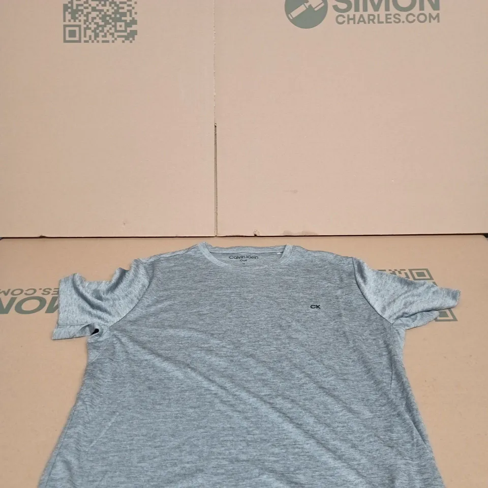 CALVIN KLEIN GOLF GREY T SHIRT MEDIUM