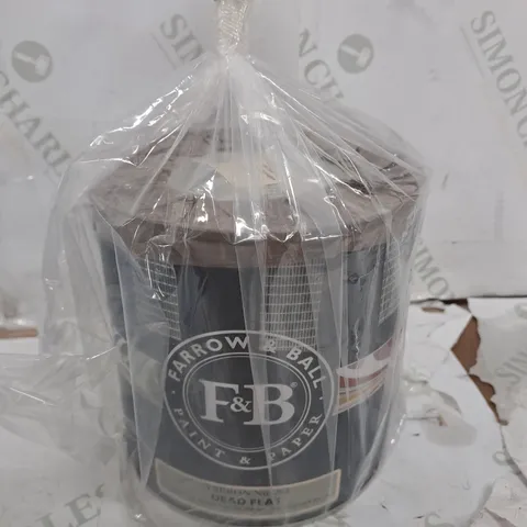FARROW & BALL DEAD FLAT MIXED COLOUR 292 TRERON 2.5 LITRE - COLLECTION ONLY