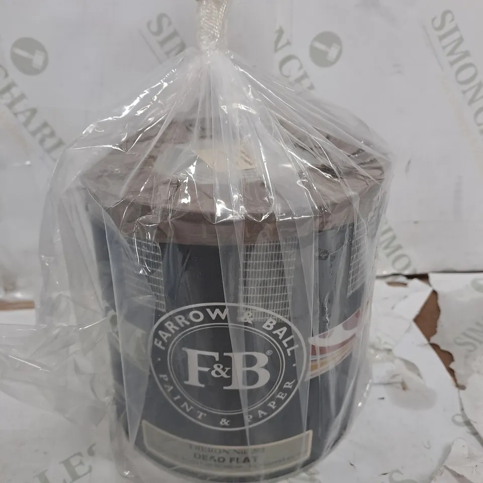 FARROW & BALL DEAD FLAT MIXED COLOUR 292 TRERON 2.5 LITRE - COLLECTION ONLY 