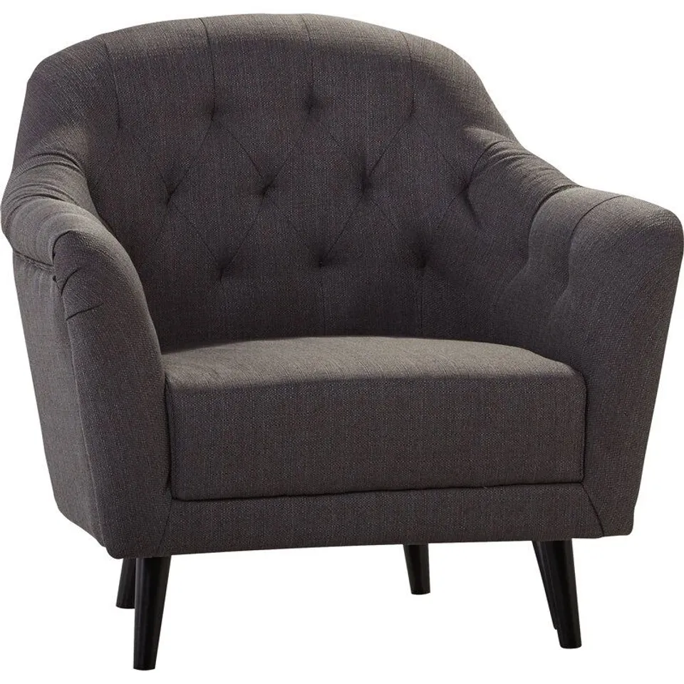 BOXED SURBIT UPHOLSTERED ARMCHAIR