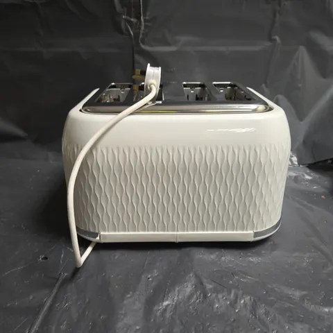 BREVILLE 2-SLICE TOASTER – WHITE TEXTURED BODY WITH CHROME LEVERS