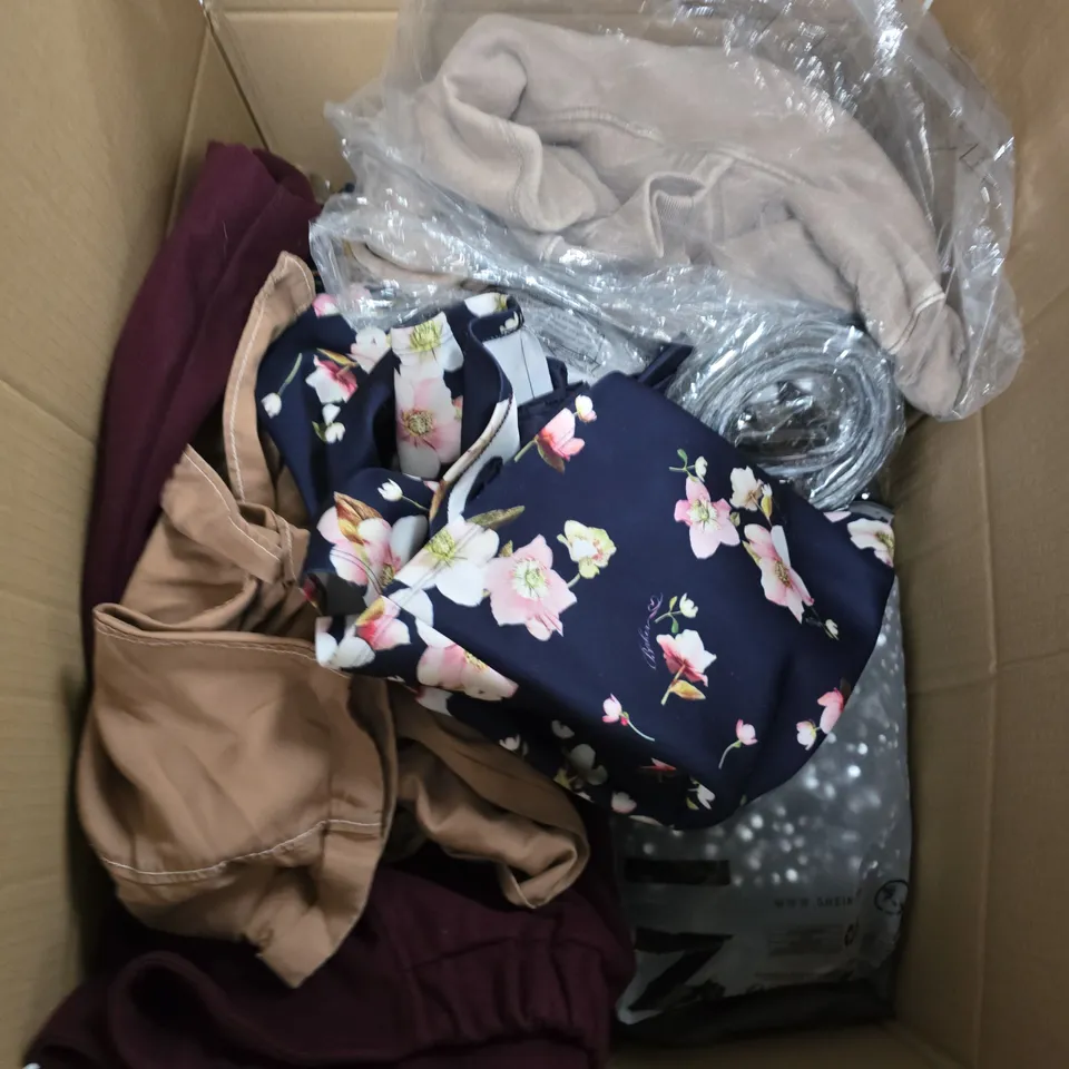 APPROXIMATELY 25 ASSORTED CLOTHING AND FASHION PRODUCTS IN VARIOUS STYLES AND SIZES - COLLECTION ONLY