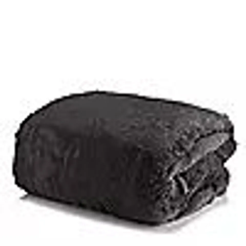 COZZEE HOME FAMILY SIZED FAUX FUR AND VELVETSOFT HEATED THROW