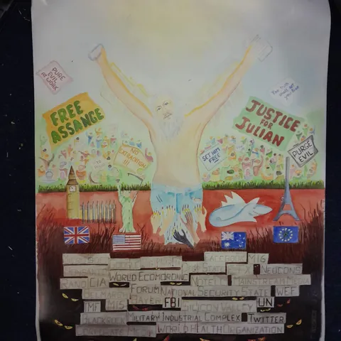 JUSTICE FOR JULIAN MR C ROCKER PRINT