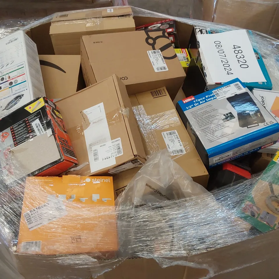 PALLET OF APPROXIMATELY 97 UNPROCESSED RAW RETURN HOUSEHOLD AND ELECTRICAL GOODS TO INCLUDE;