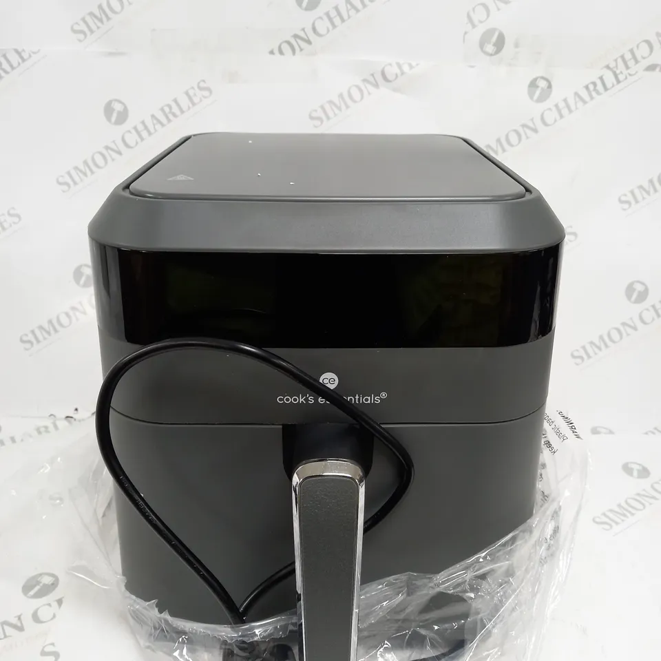 BOXED COOK'S ESSENTIALS 5.8L AIR FRYER IN SLATE GREY