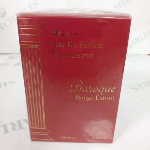 BOXED AND SEALED MAISON EAU DE PARFUM BAROQUE ROUGE EXTRAIT 100ML
