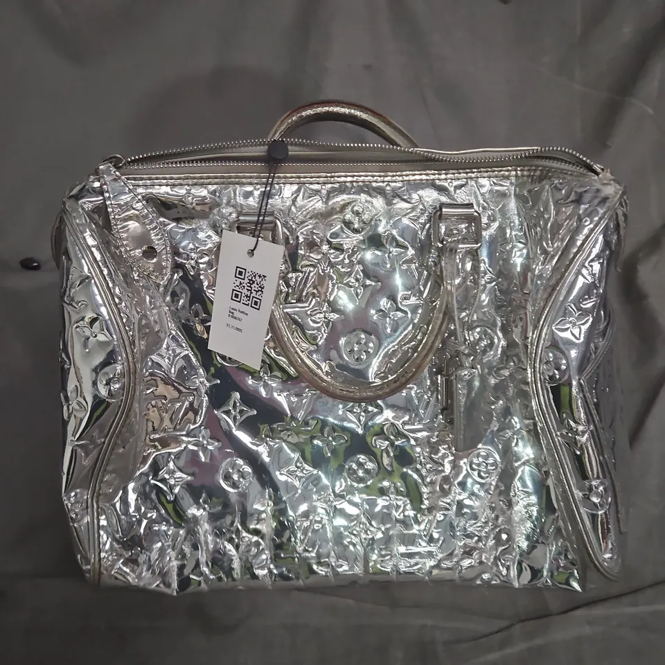 LOUIS VUITTON BAG – METALLIC SILVER EFFECT HANDBAG 