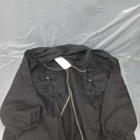 YOURS UTILITY BOMBER JACKET - BLACK - SIZE 18