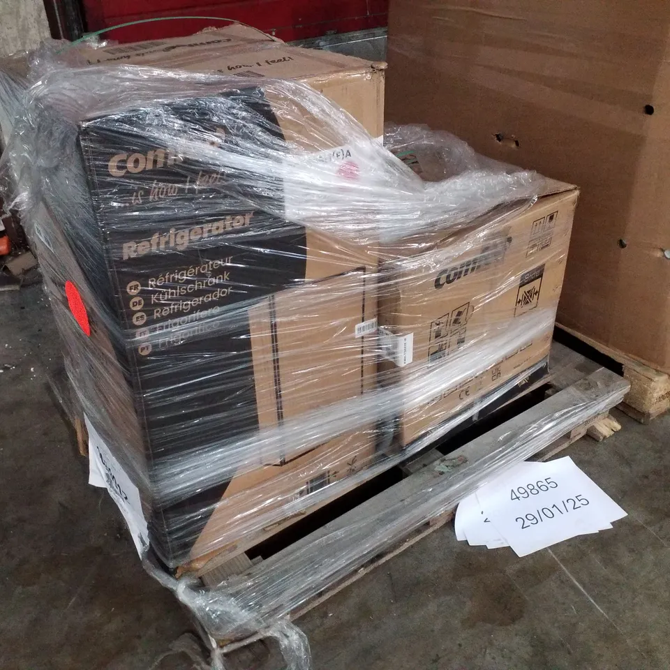 PALLET OF APPROXIMATELY 2 UNPROCESSED RAW RETURN WHITE GOODS TO INCLUDE