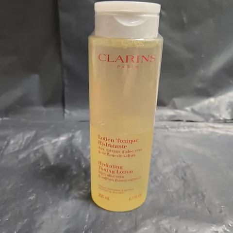 SEALED CLARINS PARIS HYDRATING TONING LOTION – 200 ML