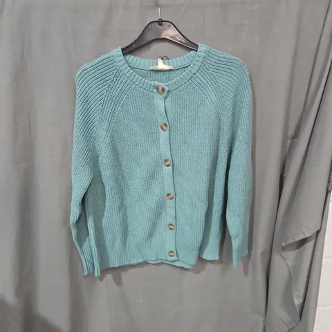 SEASALT CORNWALL TEAL KNIT CARDIGAN – UK 18 (EU 46, US 14)