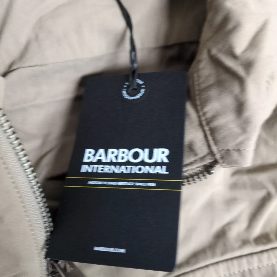 BARBOUR INTERNATIONAL JACKET – BEIGE, XXXL
