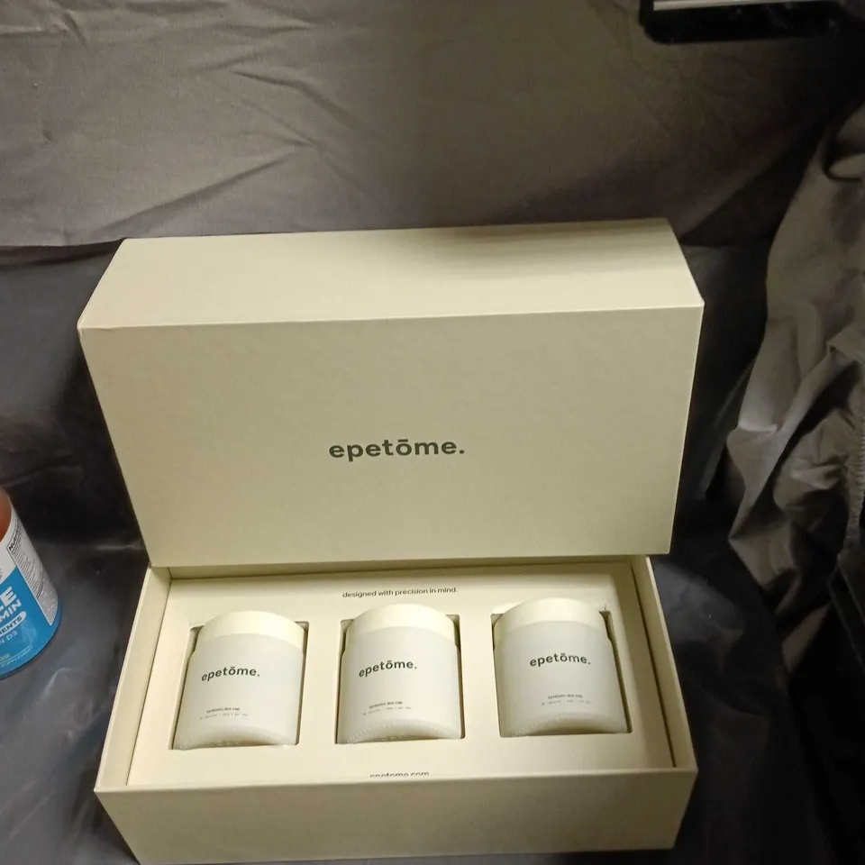 EPETOME SYNBIOTIC DUOCAP – 3 X DIETARY SUPPLEMENT CAPSULES IN PRESENTATION BOX