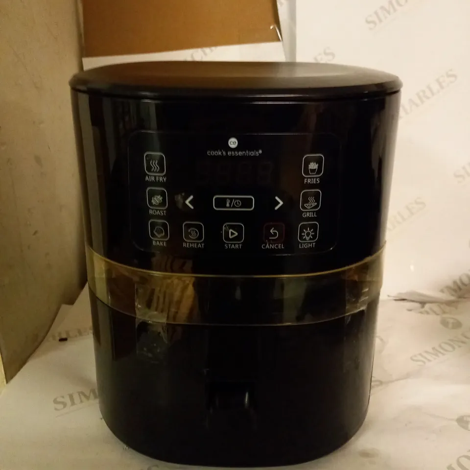 COOK'S ESSENTIALS 4.0L AIR FRYER - BLACK