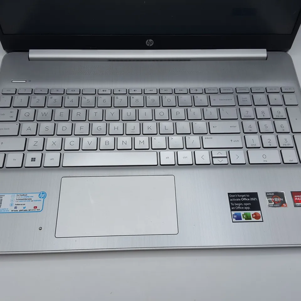 UNBOXED HP AMD RYZEN 5 LAPTOP IN SILVER - 15S-EQ2144AU