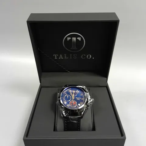 MENS TALIS CO 7120 CHRONOGRAPH WATCH β MOON PHASE MOVEMENT