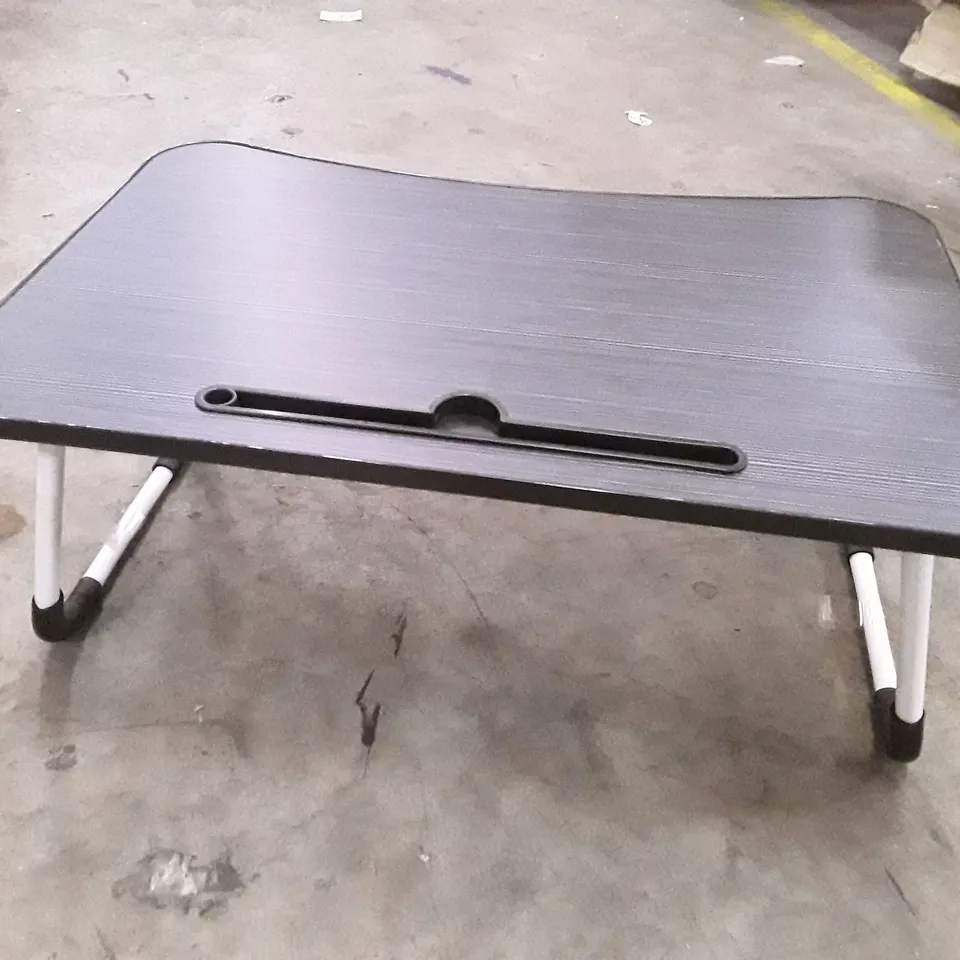 BOXED FOLDABLE LAPTOP BED TABLE - BLACK