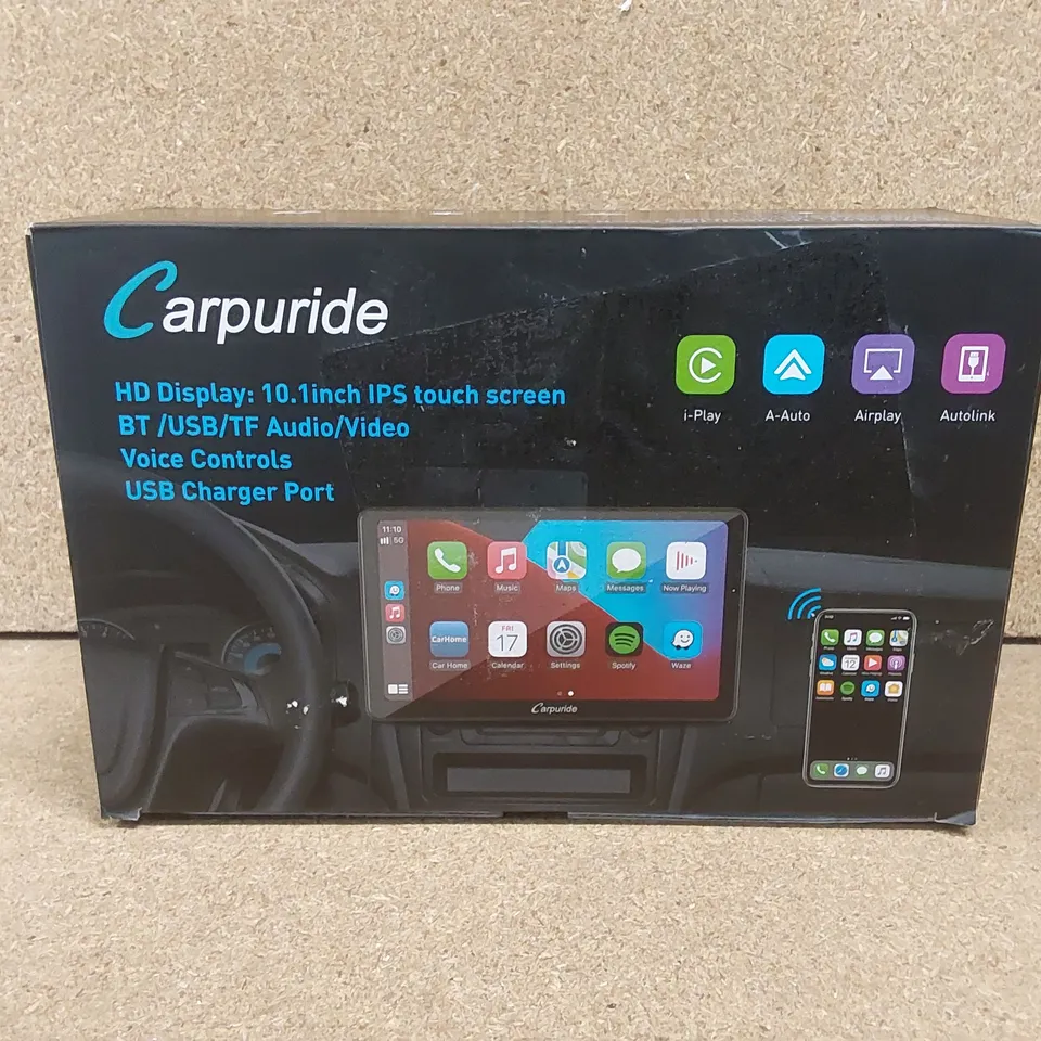 BOXED CARPURIDE CARPLAY HD DISPLAY 10.1 INCH IPS TOUCH SCREEN 