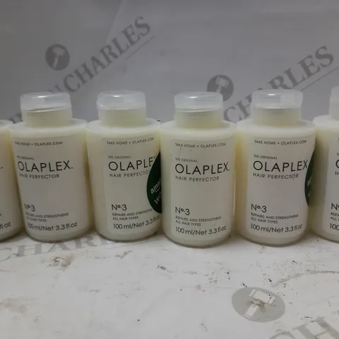 LOT OF 6 X 100ML OLAPLEX NO.3 HAR PERFECTOR