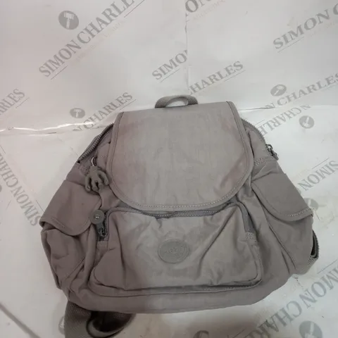 KIPLING RED CITY BACKPACK IN GREY