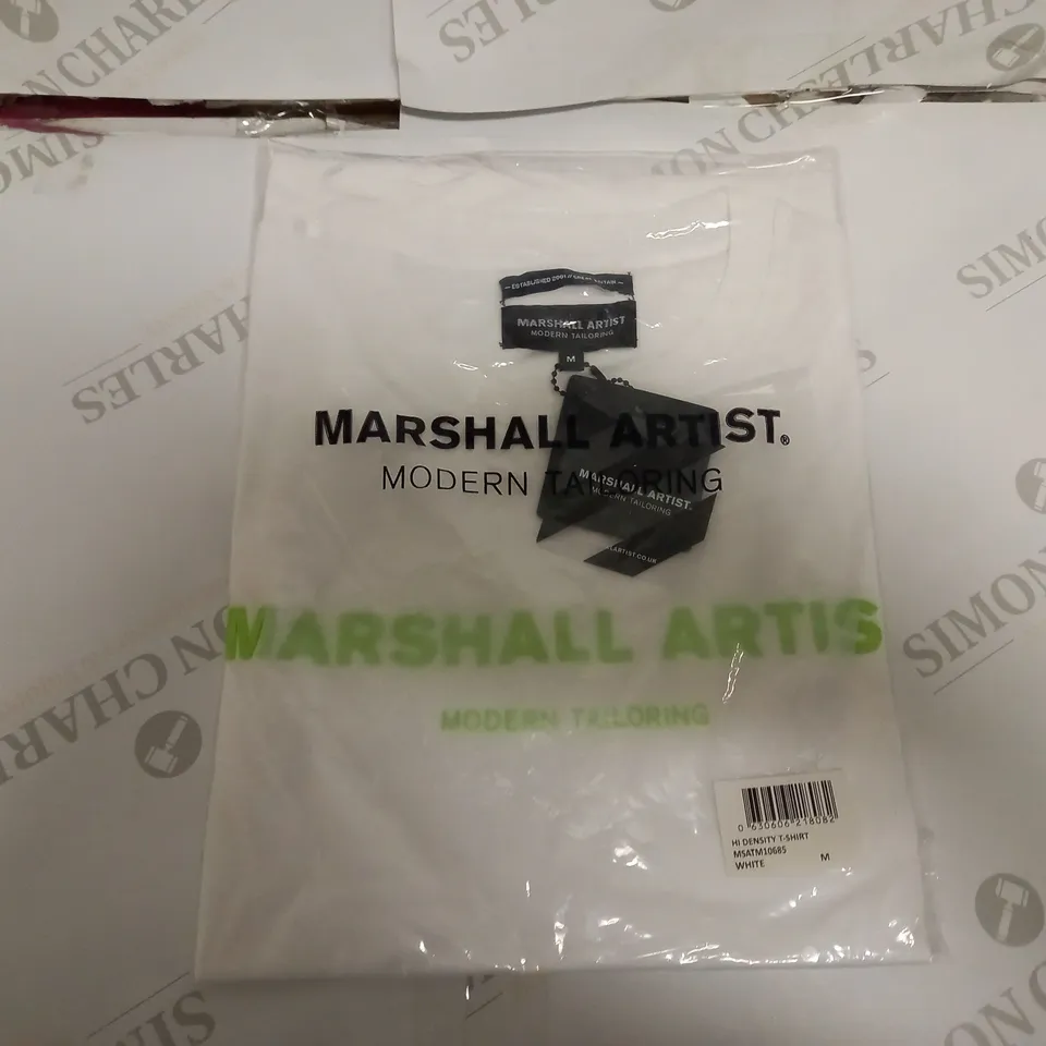 MARSHALL ARTIST WHITE TSHIRT - SIZE M
