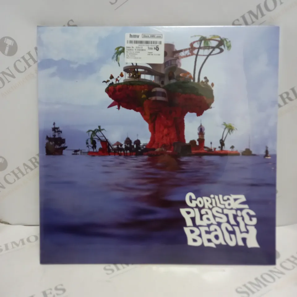 SEALED GORILLAZ - PLASTIC BEACH VINYL 