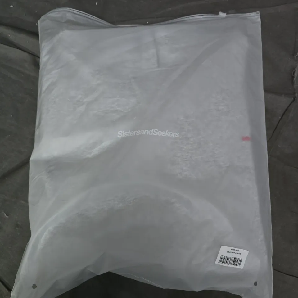 BAGGED SISTERS & SEEKERS NOV MARL HOODIE IN GREY - LARGE