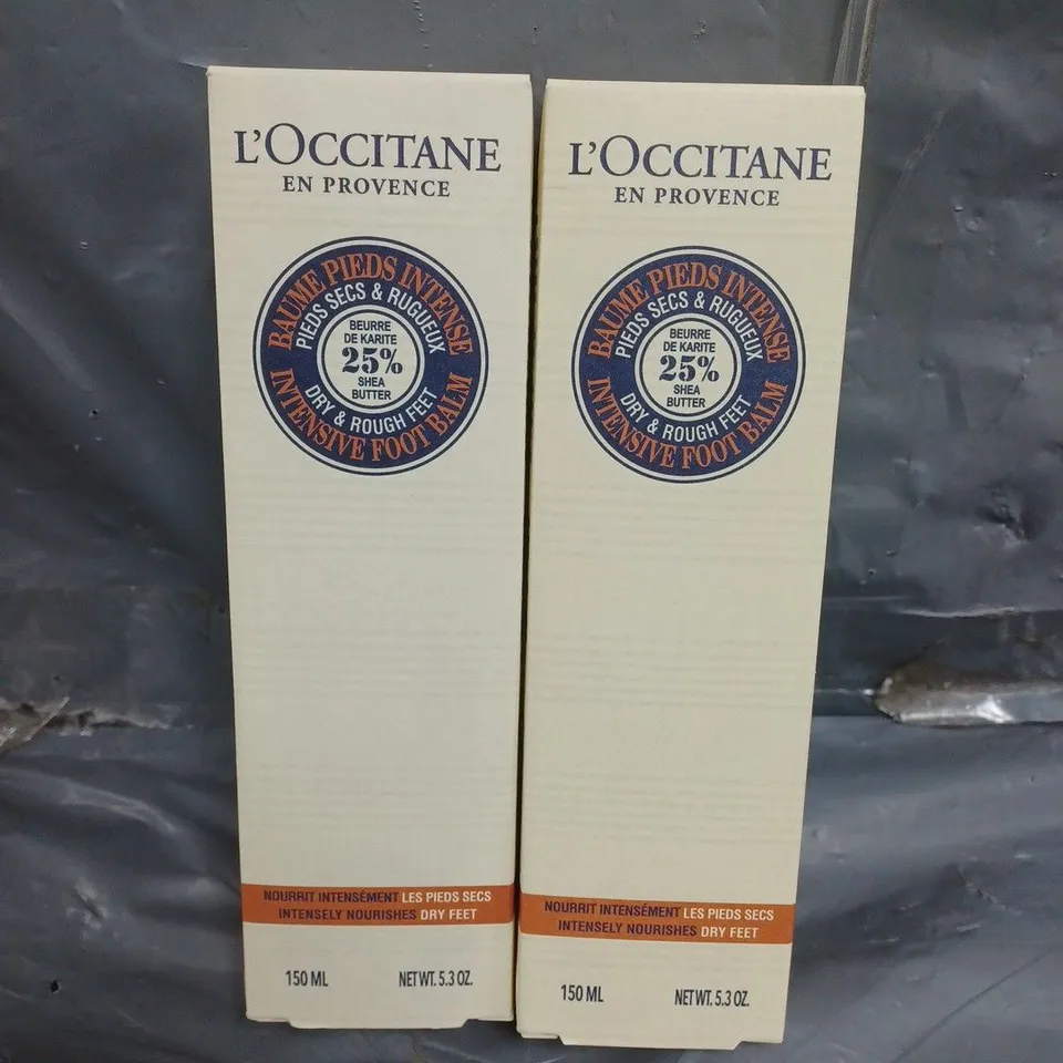 SET OF 2 L'OCCITANE EN PROVENCE FOR DRY FEET