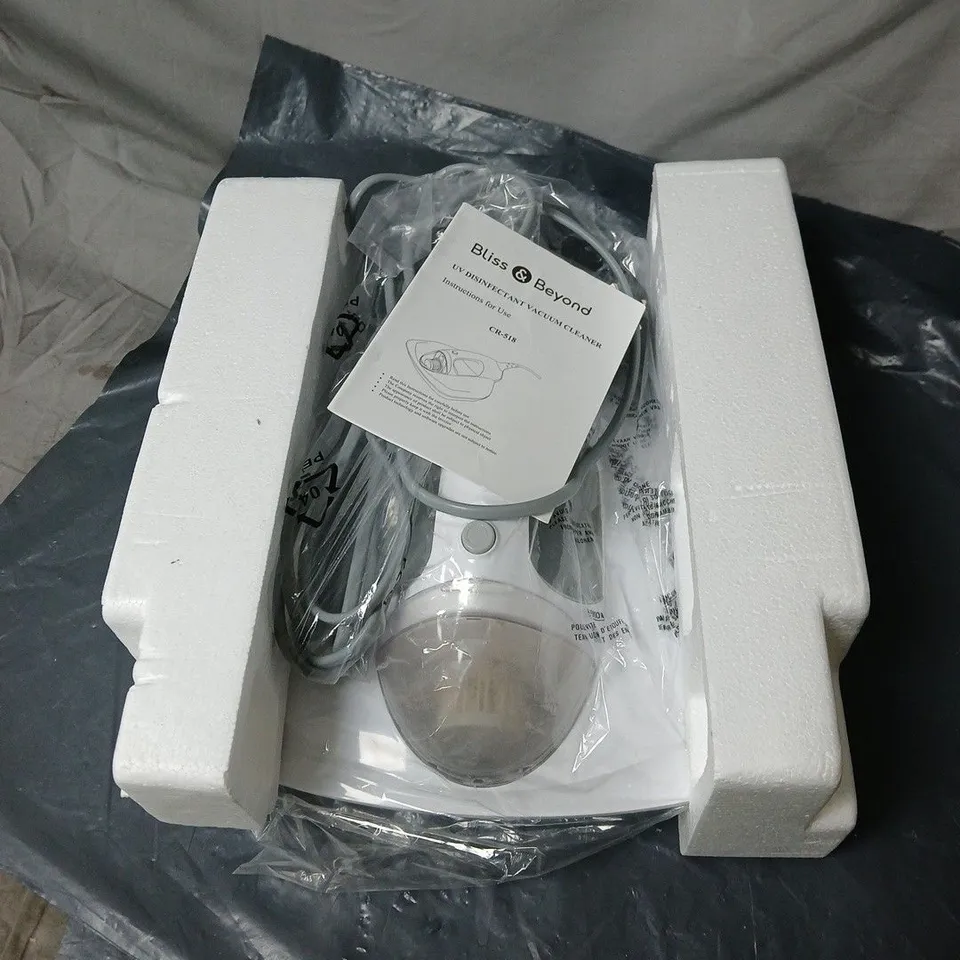 BLISS AND BEYOND DUST MITE VACUUM CLEANER BOXED