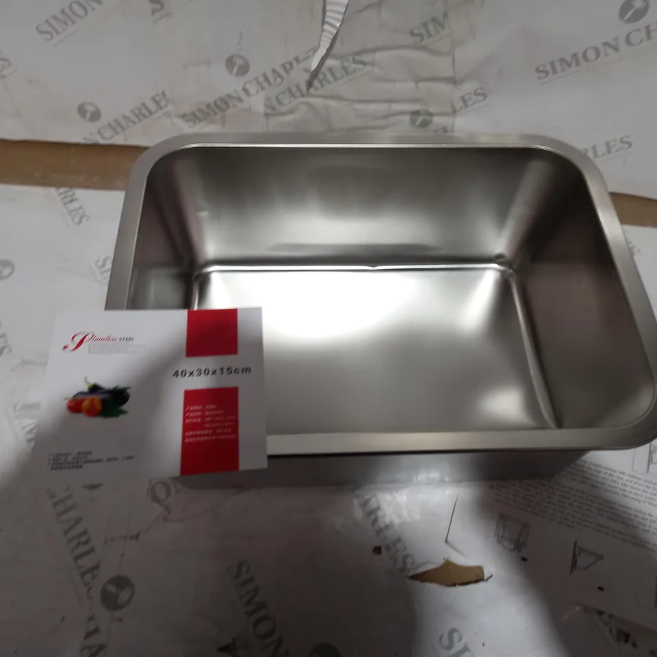 STAINLESS STEEL COOKING TRAY 