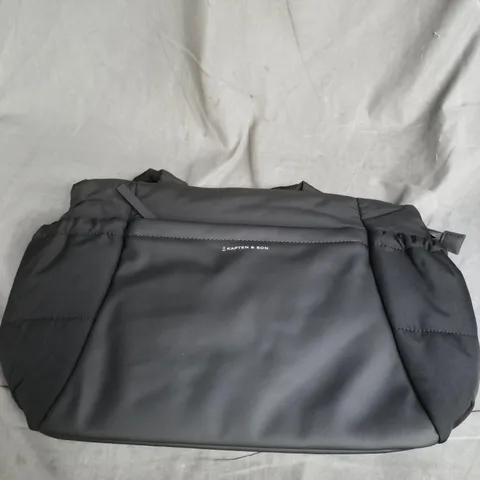 KAPTEN & SON HELVI CLOUD MEDIUM ALL BLACK BAG