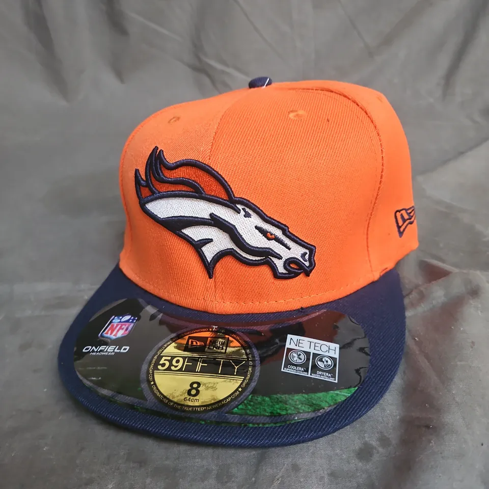 DENVER BRONCOS NEW ERA 59FIFTY CAP – ORANGE CROWN, NAVY BRIM (NFL)