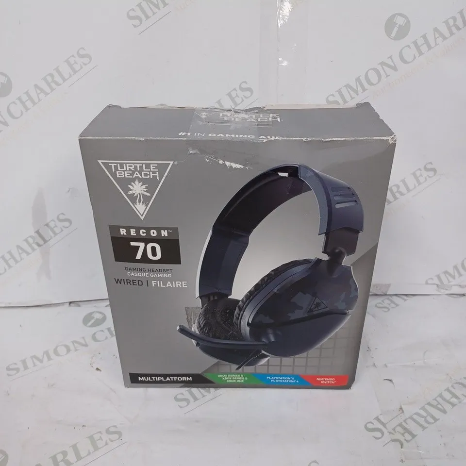 TURTLE BEACH RECON 70 WIRED MULTIPLATFORM GAMING HEADSET 