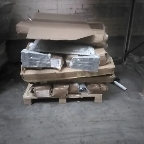 PALLET CONTAINING APPROXIMATELY 14 tents an a air hanger