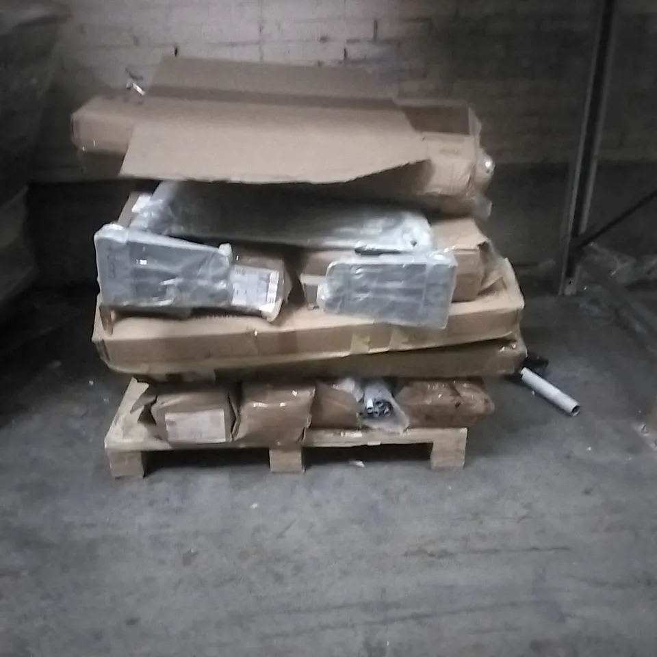 PALLET CONTAINING APPROXIMATELY 14 tents an a air hanger