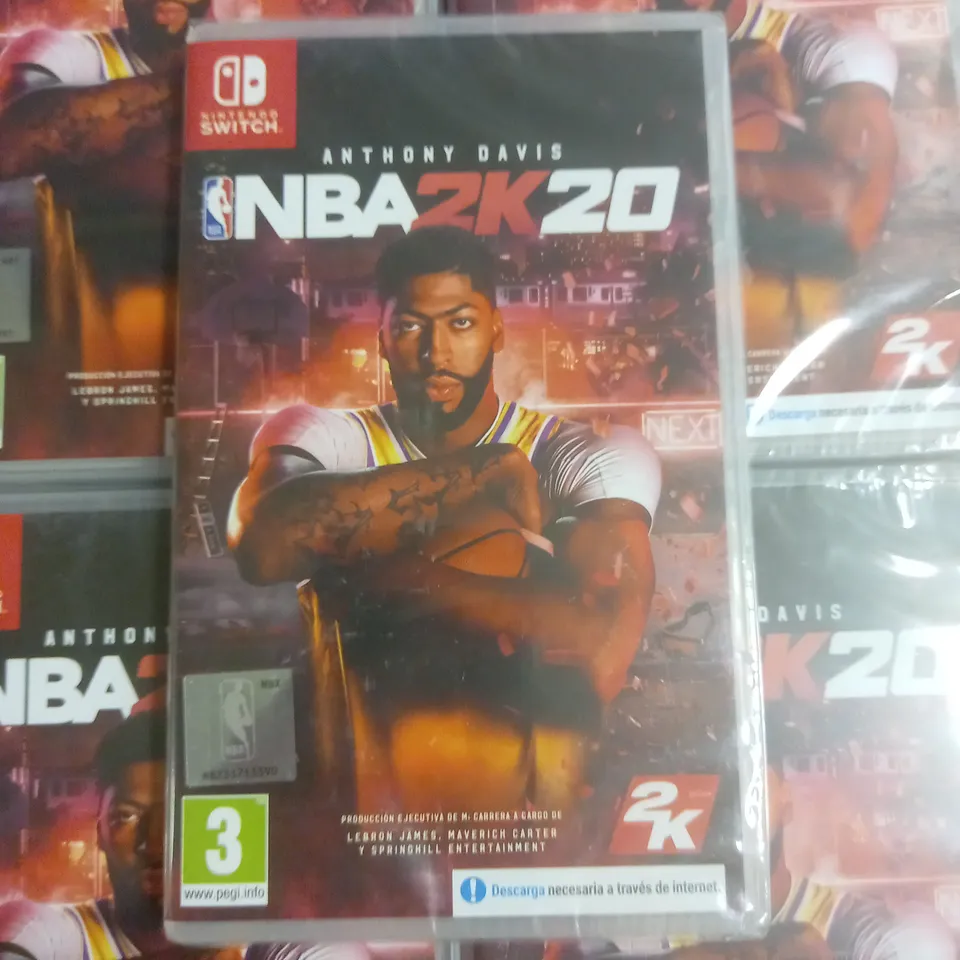 LOT OF 7 SEALED NINTENDO SWITCH NBA2K20 GAMES