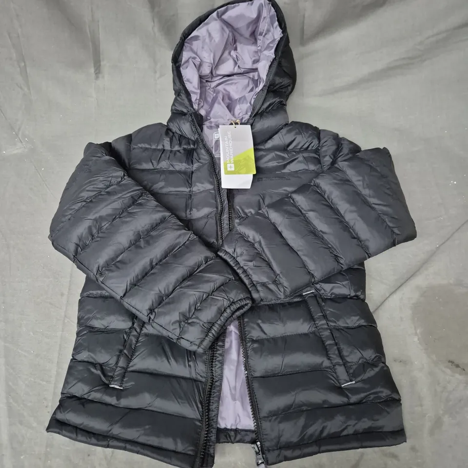 MOUNTAIN WAREHOUSE SEASONS 2 KIDS PADDED JACKET IN BLACK SIZE 9-10YRS