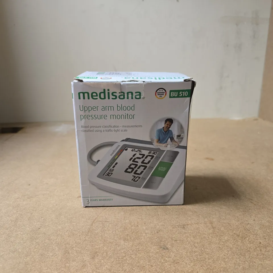 MEDISANA UPPER ARM BLOOD PRESSURE MONITOR BU510