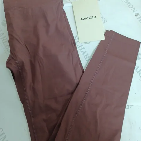 ADANOLA ULTIMATE BURGUNDY LEGGINGS TALL LEG - SIZE LARGE