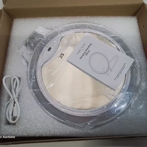 BOXED SIMPLY BEAUTY DOUBLE SIDED FLEX STAND LED VANITY MIRROR