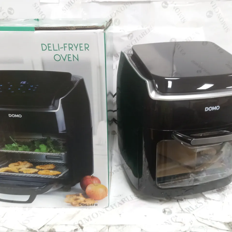 BOXED DOMO DELI AIR FRYER MULTIFUNCTIONAL OVEN