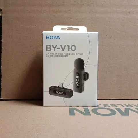 BOXED BOYA BY-V10 WIRELESS MICROPHONE SYSTEM